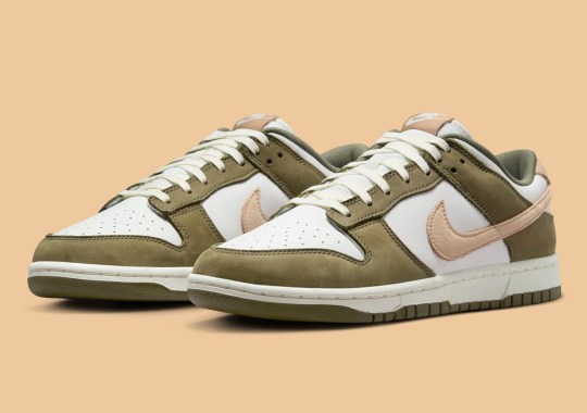 "Medium Olive" Nubuck Touches The nike womens Dunk Low