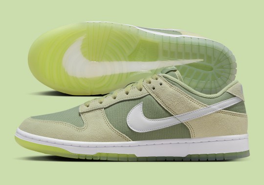 nike dunk low oil green white olive aura bright cactus hm9651 300 1
