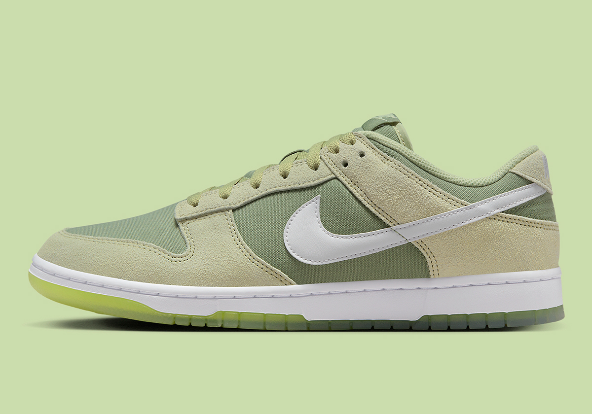 Nike Dunk Low Oil Green White Olive Aura Bright Cactus Hm9651 300 4
