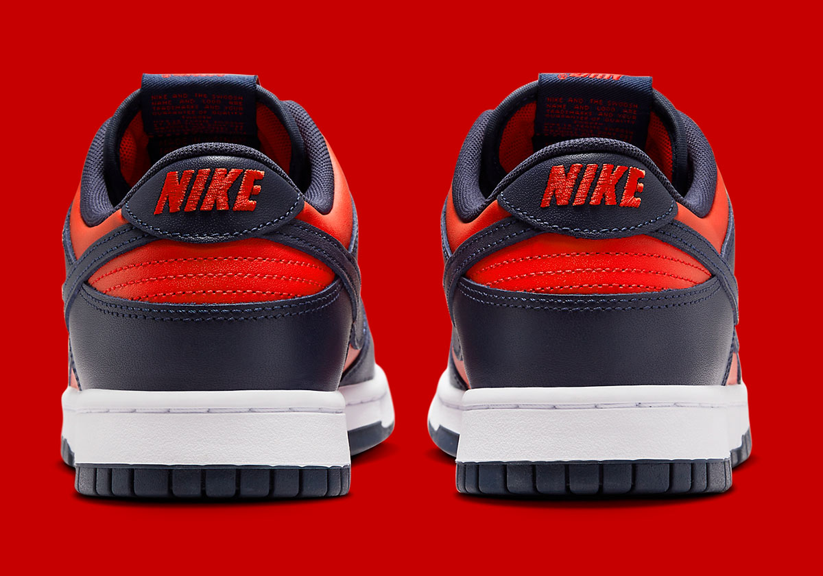 mens nike dunk low university red stores