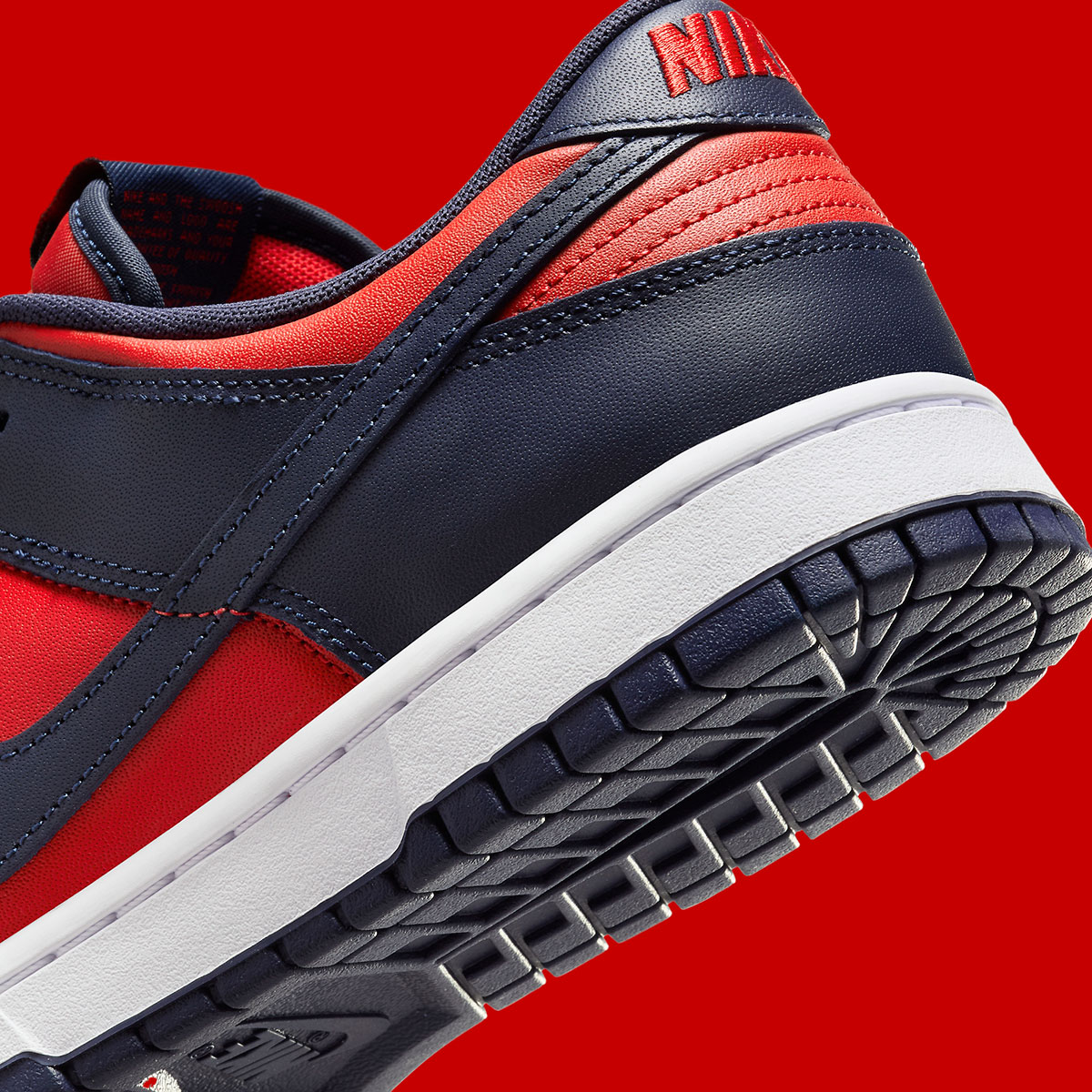 mens nike dunk low university red stores
