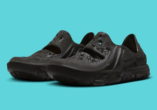 The Nike trimmer ISPA Universal Surfaces In An All Black Colorway