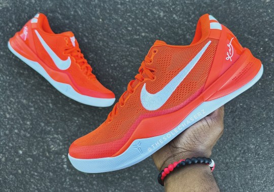 First Look At The Nike Kobe 8 Protro "Orange/White"