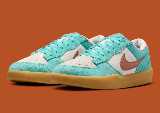 Nike Thrill SB Force 58 Serves Up Sprightly “Dusty Cactus” Suede