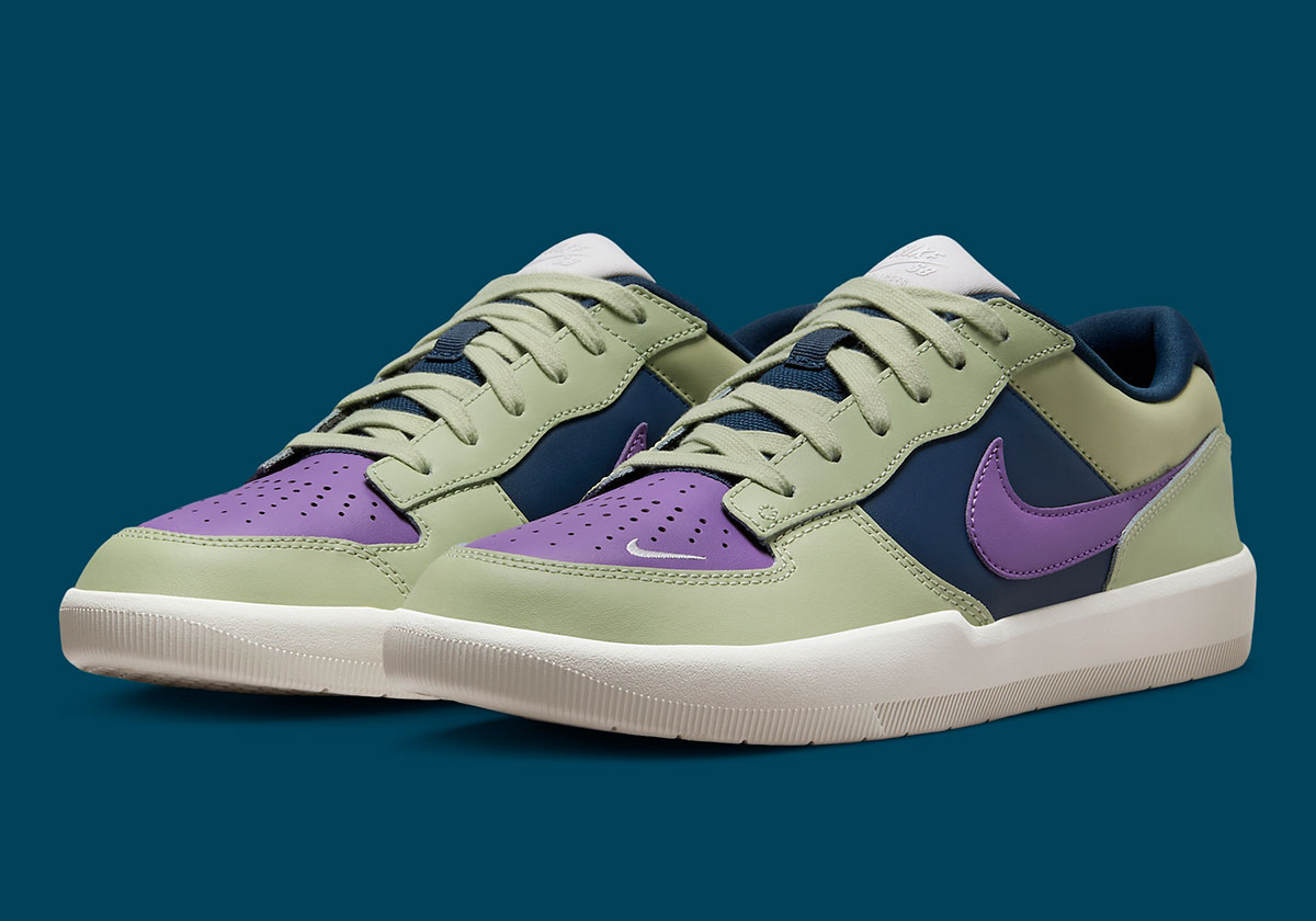 Nike Court Force Hi Navy Purple-Grey