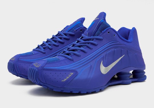 The Nike Shox R4 Gets Painted Entirely In "Racer Blue"