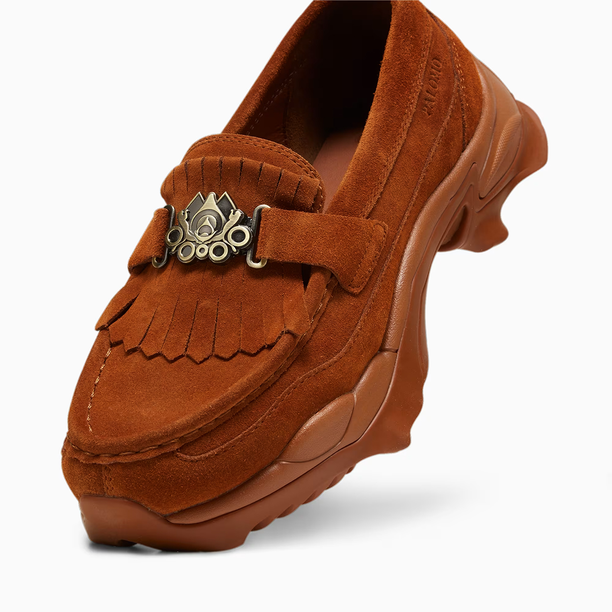 Palomo Puma Nitefox Leather Sneaker Loafer Teak 396816 01 1