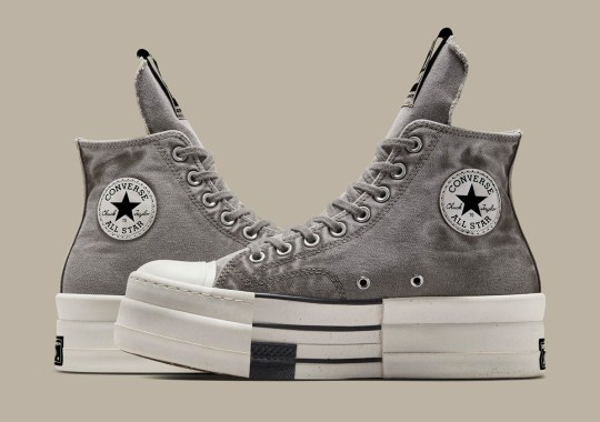 Rick Owens’ Converse DBL DRKSHDW Ushers In A Washed Grey Canvas