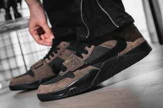 Detailed Look At The Travis Scott running on the beach for beginners “Mocha”