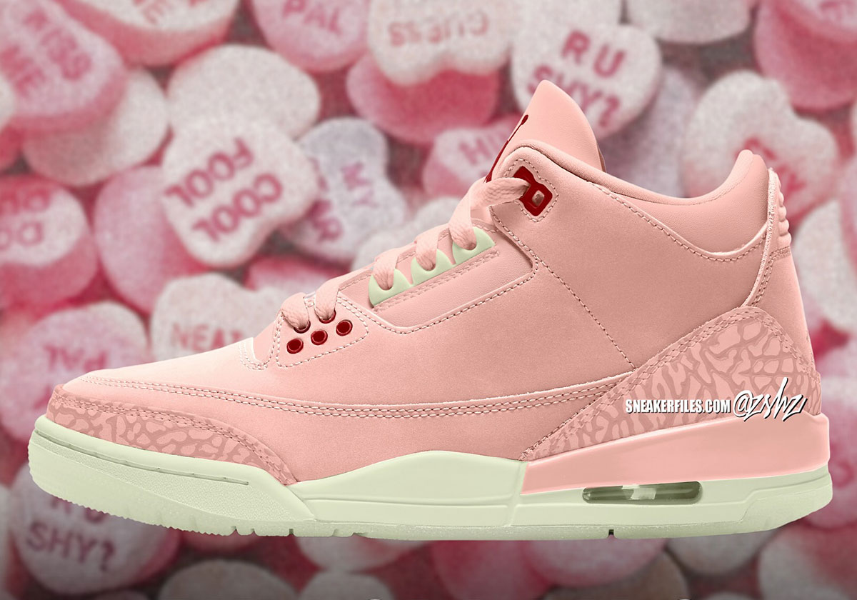 An Updated Preview Of The Air Jordan 3 “Valentine’s Day”