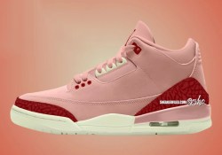 Air Jordan 3 “Valentine’s Day” 2025 Comes In All-Pink