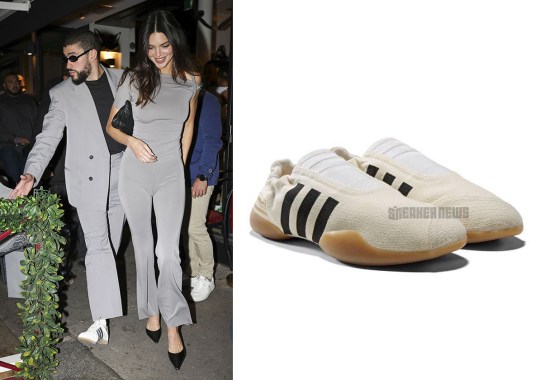 Bad Bunny Debuts Upcoming Yung adidas "Ballerina Shoe" Collaboration In Paris