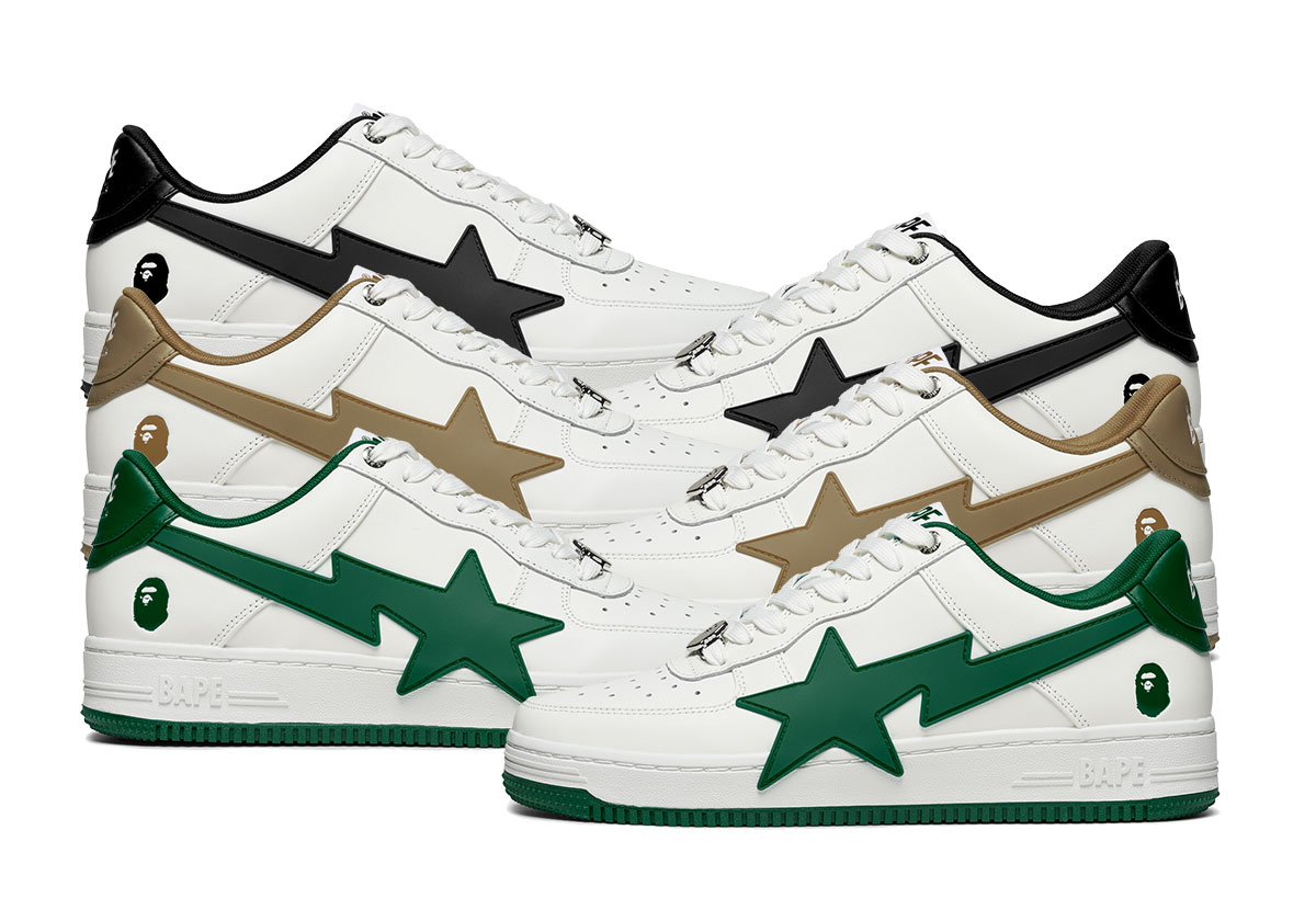 The Bape Sta Oversized Returns In A Trio Of Clean White Options