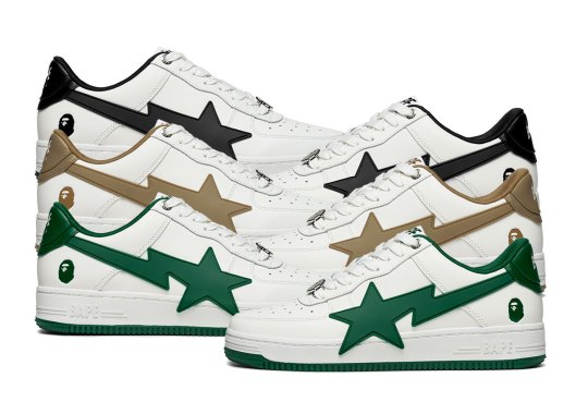 The Bape Sta Oversized Returns In A Trio Of Clean White Options