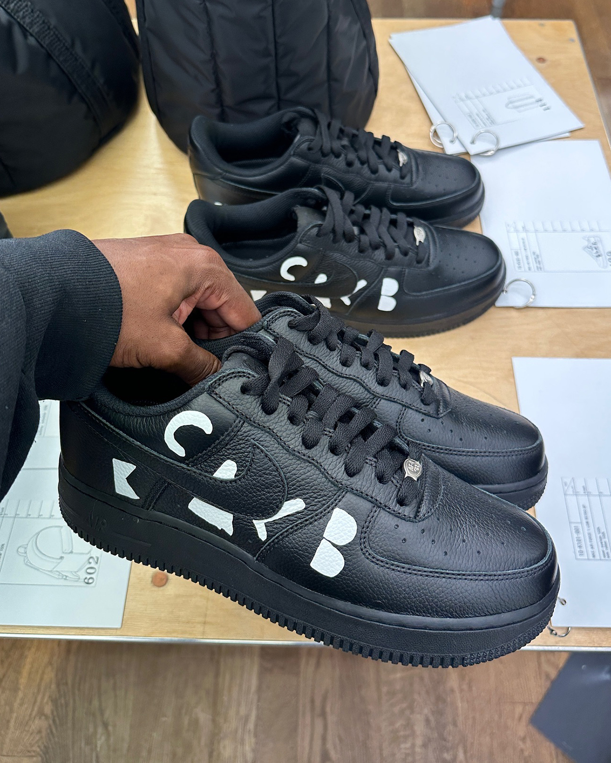 comme des garcons nike af1