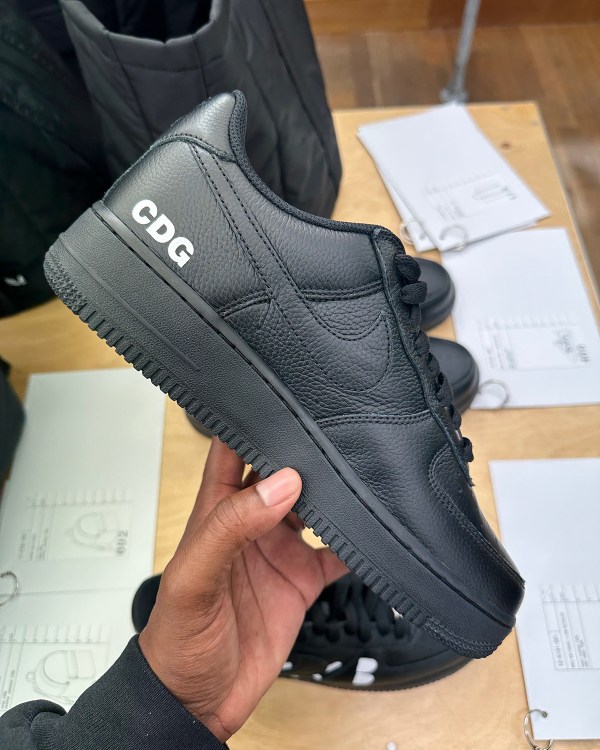 COMME des GARÇONS BLACK Nike Air Force 1 Low SS25 | SneakerNews.com