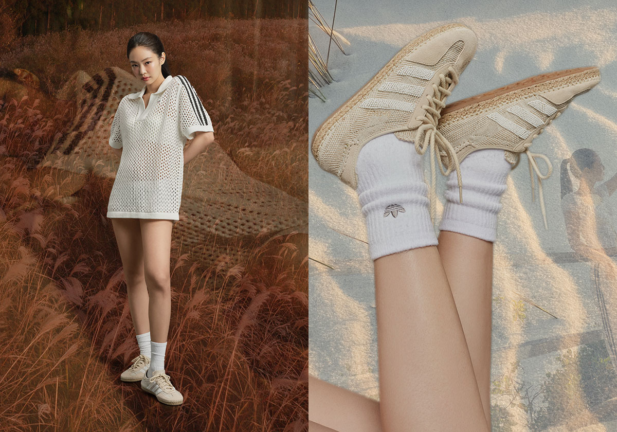 Jennie Blackpink Clot Adidas Gazelle 3