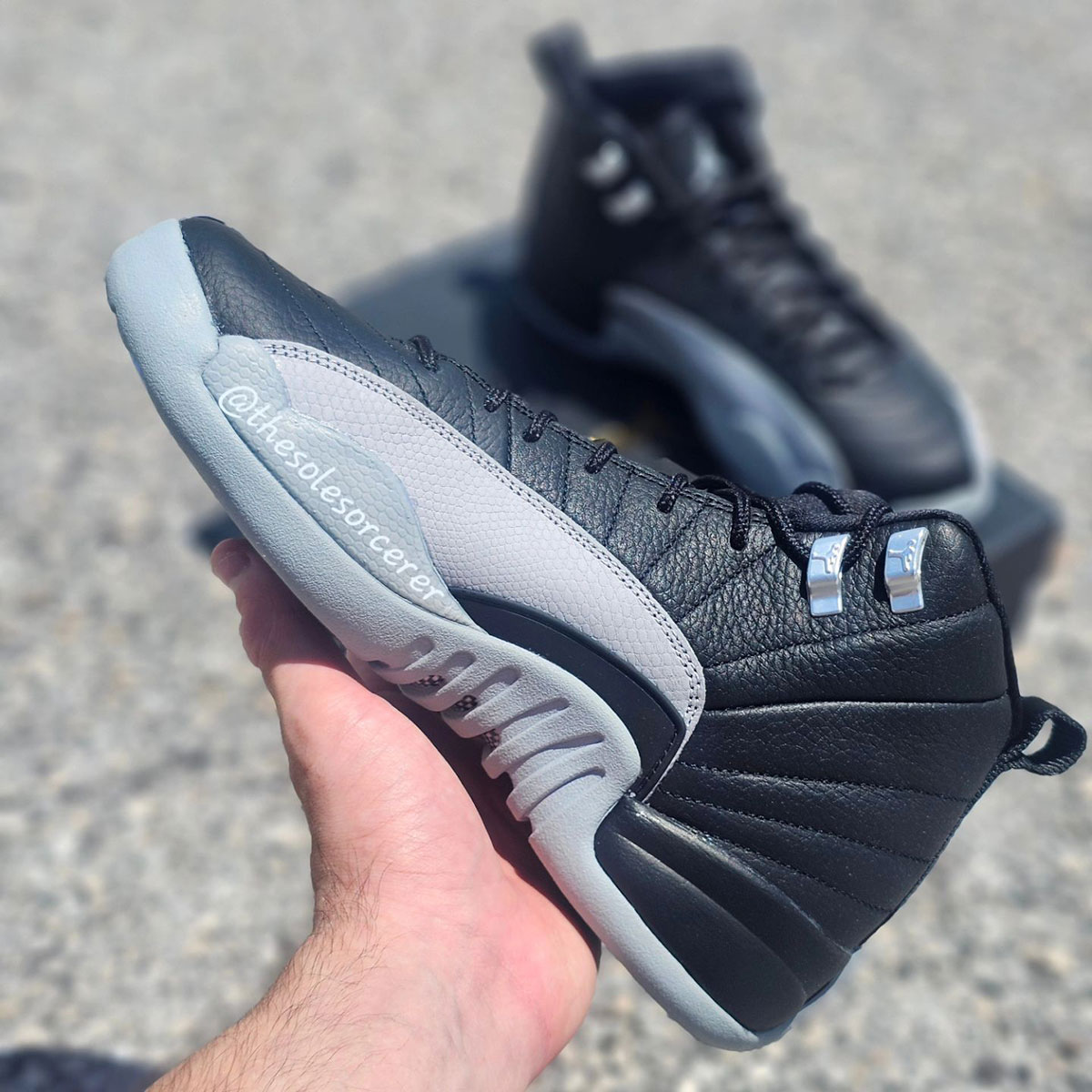 Air jordan wolf grey 12 online