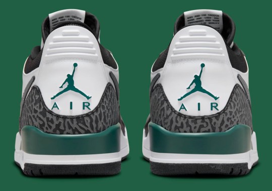 The strap jordan Legacy 312 Low Gets An “Oxidized Green” Colorway