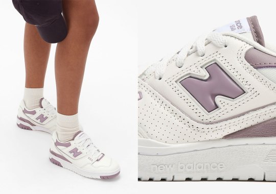 The Women’s New Balance 550 Surfaces In “White/Mauve”