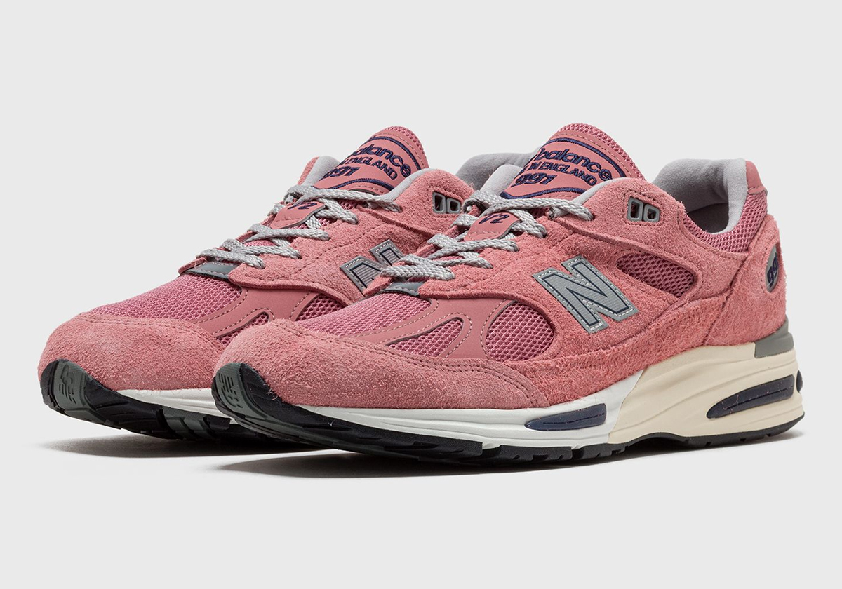 Hairy Suede Settles On The New Balance 991v2 “Brandied Apricot”