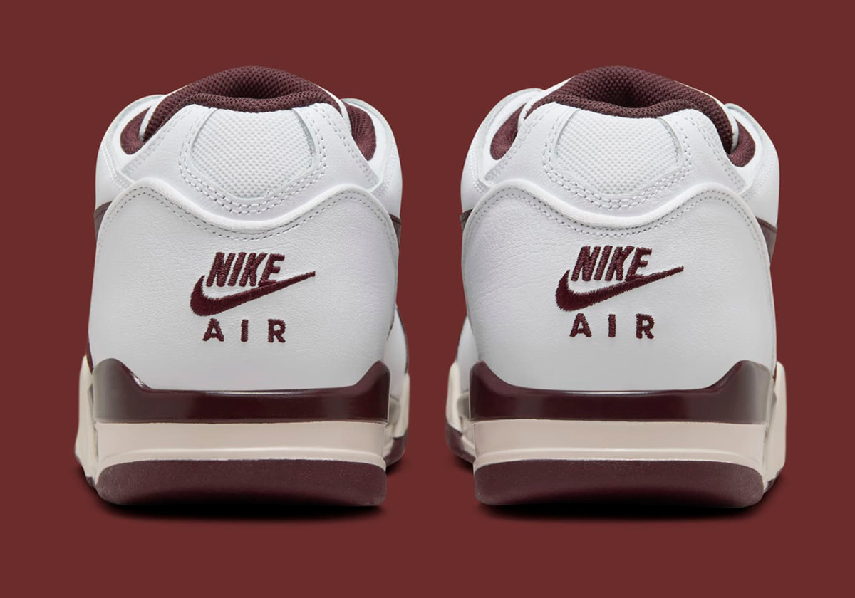 Nike Air Flight 89 White Burgundy Crush Phantom Fq8256 100 7