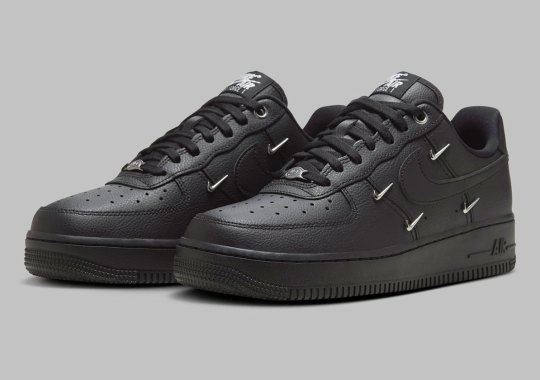 Silver Mini-Swooshes Accessorize The Nike Flex Air Force 1 Low