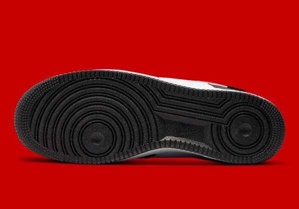 nike air force 1 low black red white