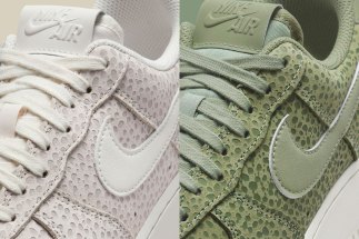 Nike Continues The Safari Theme With The Air Force 1 In “Oil Green” And “Phantom”