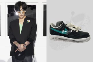 G-Dragon’s PARANOISE Air Force 1 With green Nike Returns With New Swoosh Colorways