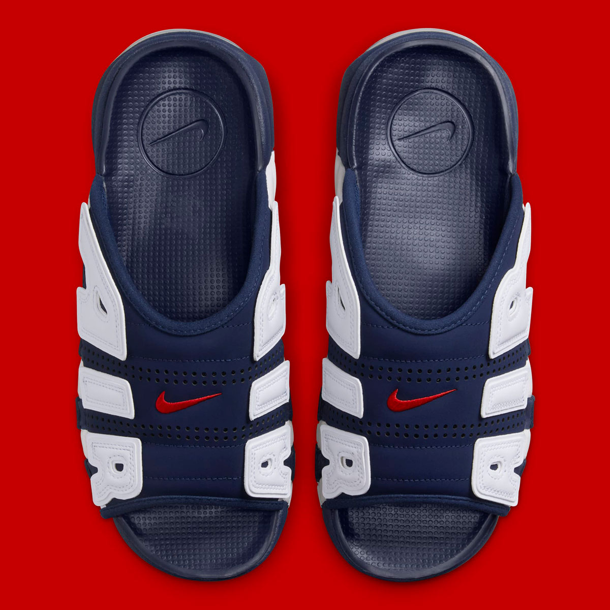 Nike Air More Uptempo Slide Olympic Fq8700 400 3