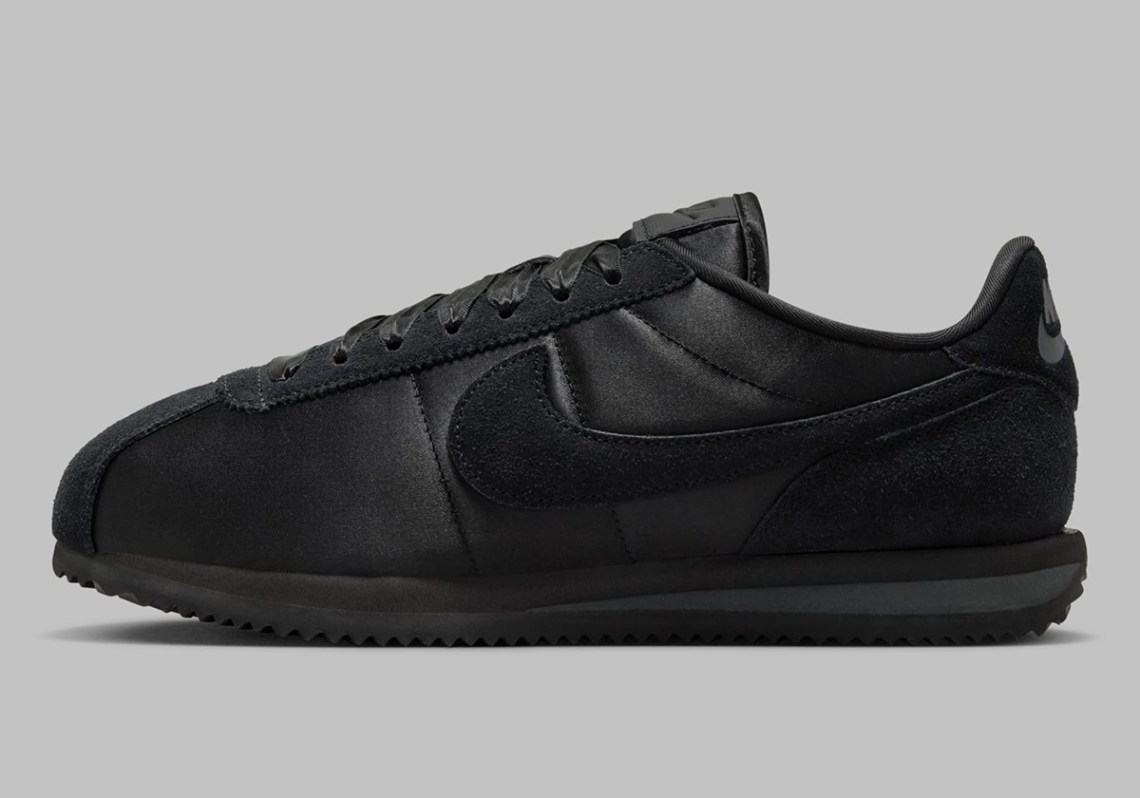 Nike Cortez Womens Satin Black Fv5420 001 4