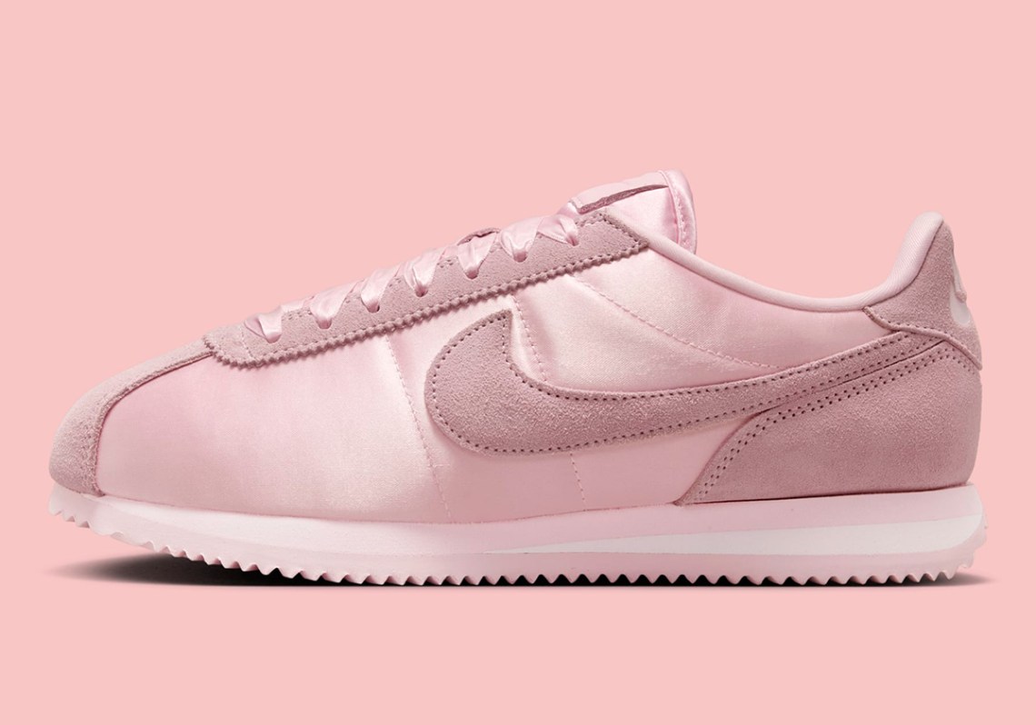 Nike Cortez Womens Satin Pink Fv5420 600 1