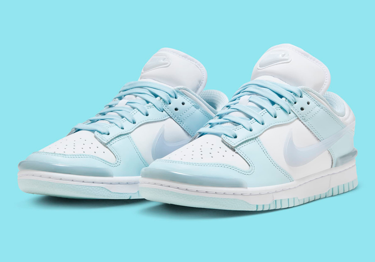 The Nike Dunk Low Twist Cools Off In "Glacier Blue"