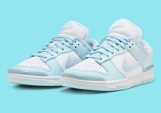 The shoes nike Dunk Low Twist Cools Off In "Glacier Blue"