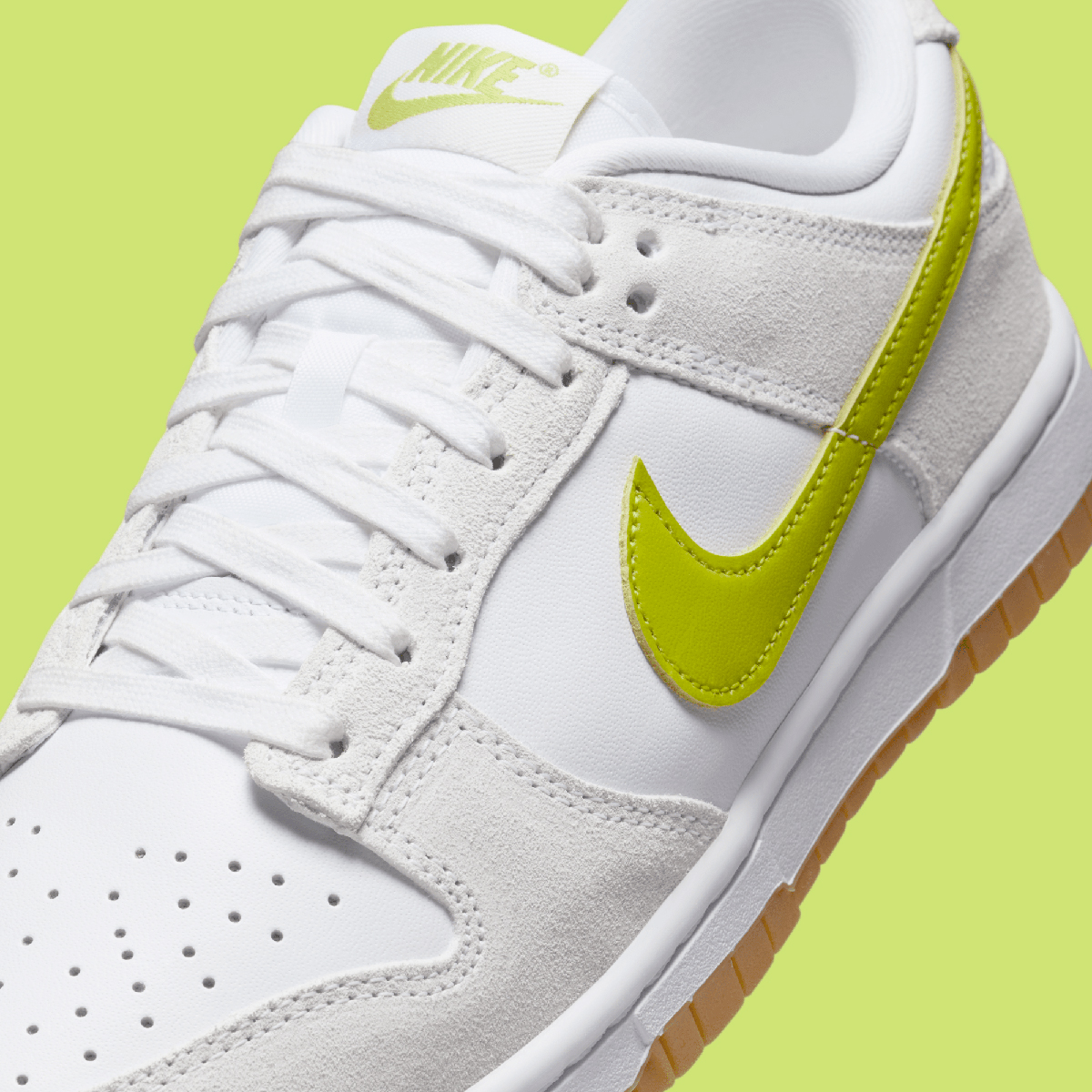 Nike Dunk Low White Gum Yellow Bright Cactus Hj7335 133 3