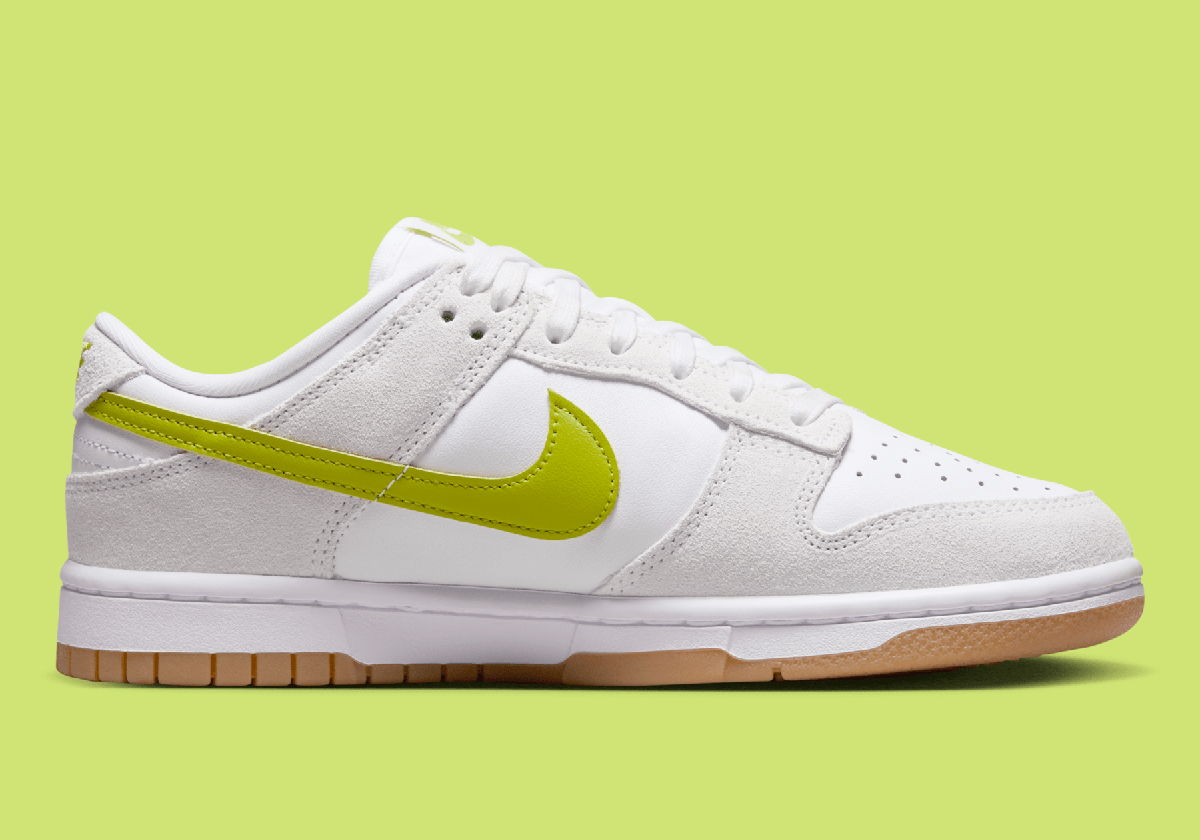 nike dunk low white gum yellow bright cactus hj7335 133 4