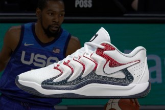 Kevin Durant’s Nike negra KD 17 “USA” Gets Covered In Safari Patterns