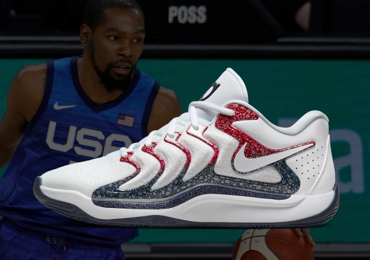 Kevin Durant’s Nike KD 17 “USA” Gets Covered In Safari Patterns