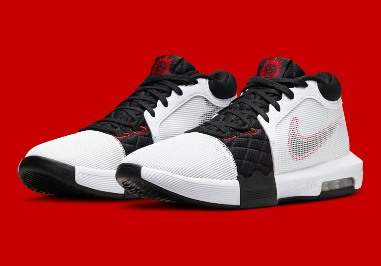 Size 10 - Nike Lebron Witness 8 White University Red Black Basketball Shoes LEBRON+WITNESS+VIII.png main image 2