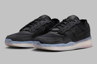 The nike enamel SB PS8 Surfaces In “Black/Clear”