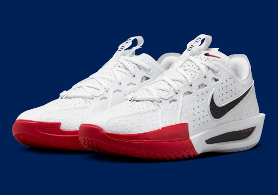 The Nike Zoom GT Cut 3 "Olympic" Comes With A Safari Print Swoosh