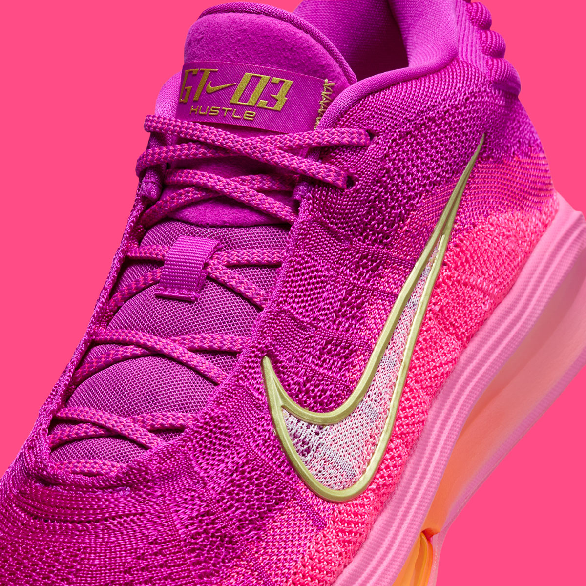 Nike Zoom Gt Hustle 3 Hyper Pink Vivid Grape Total Orange Fv5953 601 8