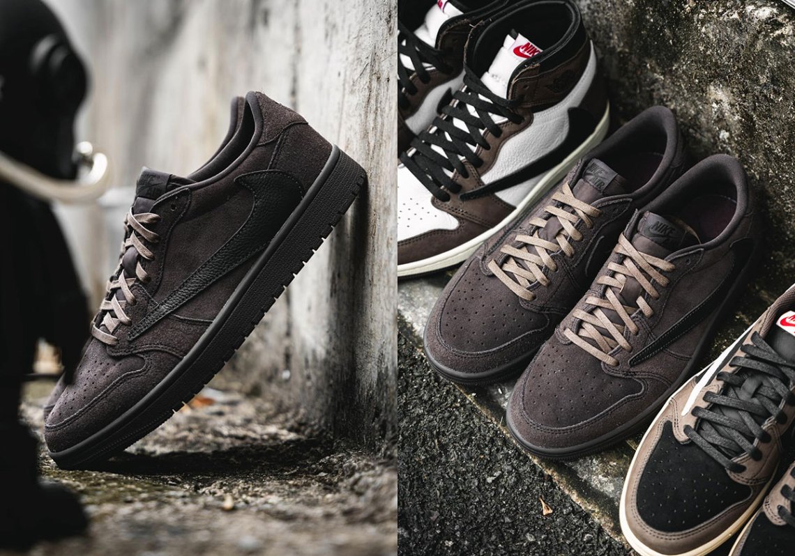 Travis Scott Triple Mocha Air Jordan 1 Low OG | SneakerNews.com