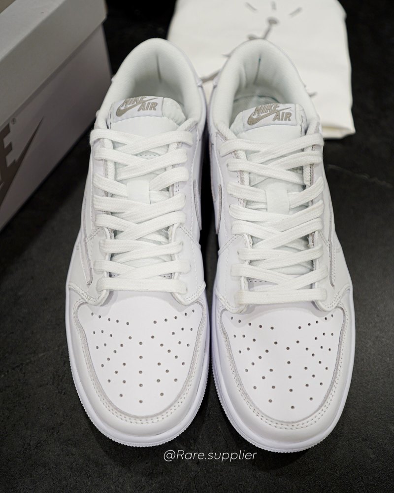 travis scott jordan 1 white toe