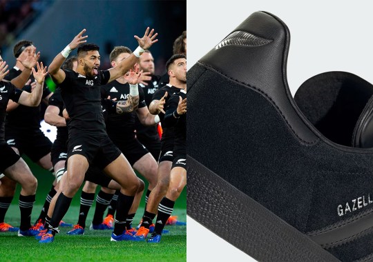 New Zealand’s “All Blacks” court Rugby Team Gets Their Own adidas Gazelle