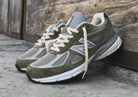 The Aimé Leon Dore x New Balance 990v4 "Olive" Releases In 2024