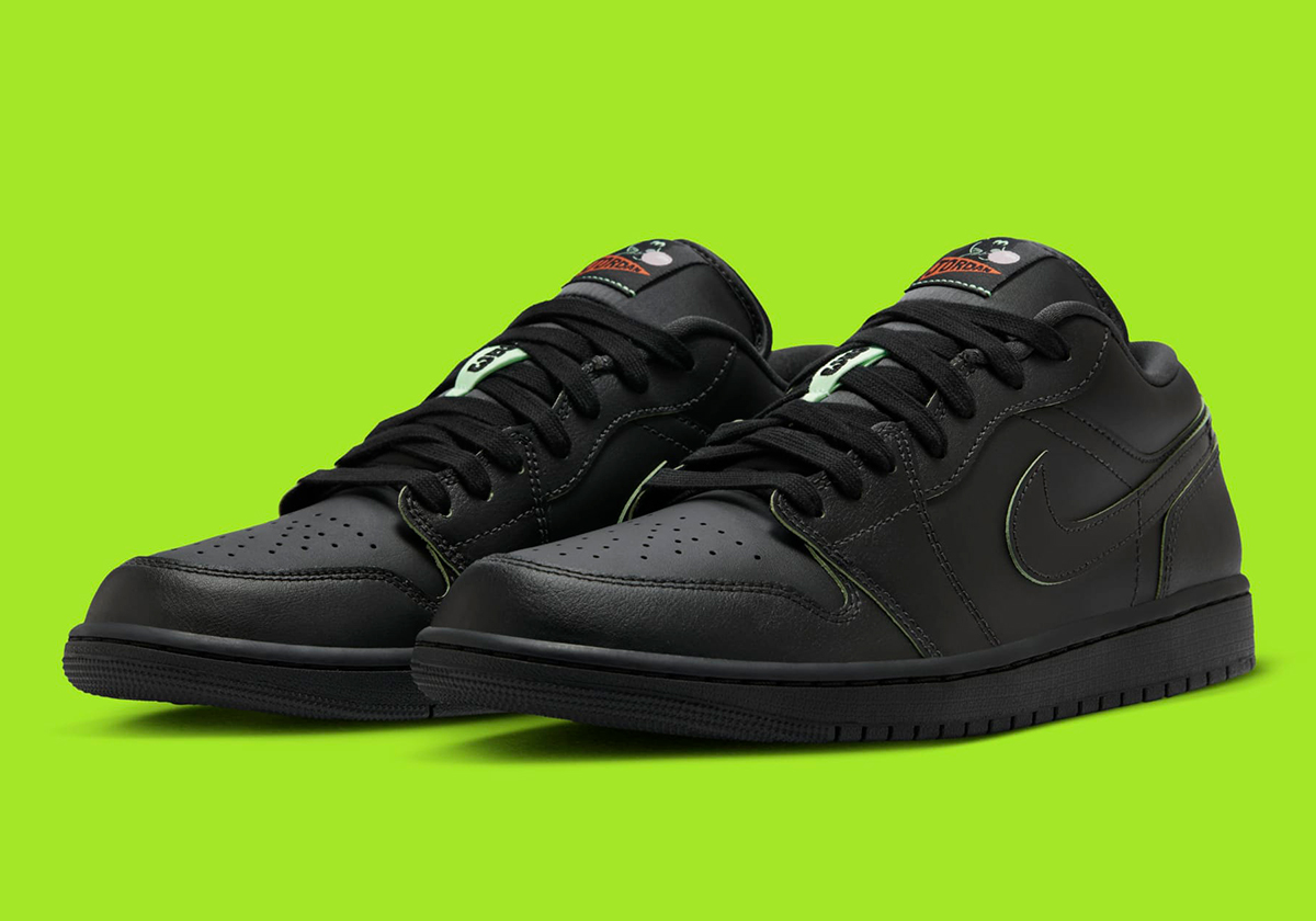 Air Jordan 1 Low Black Cat Mascot SneakerNews