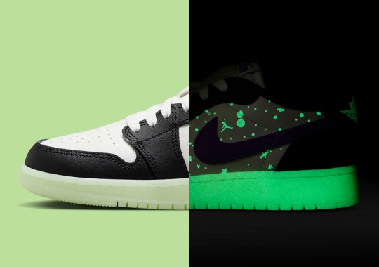 The Glow-In-The-Dark Air Jordan 1 Low OG For Kids Heads To Space