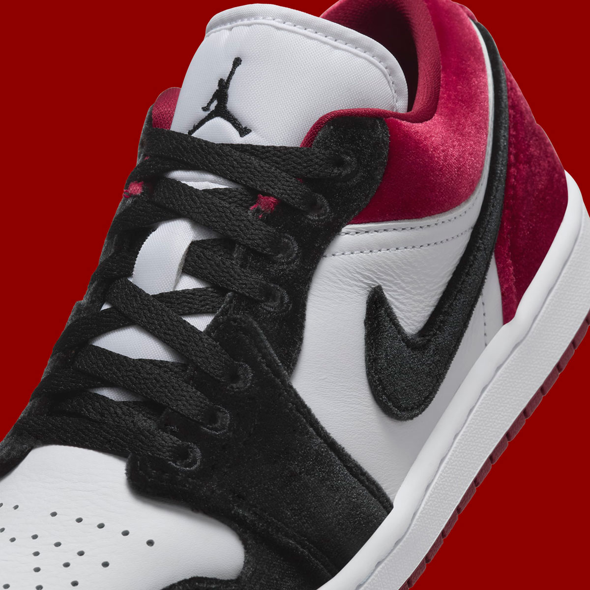 AIR Florida JORDAN Low Se Velvet Black Toe Fz3242 001 2